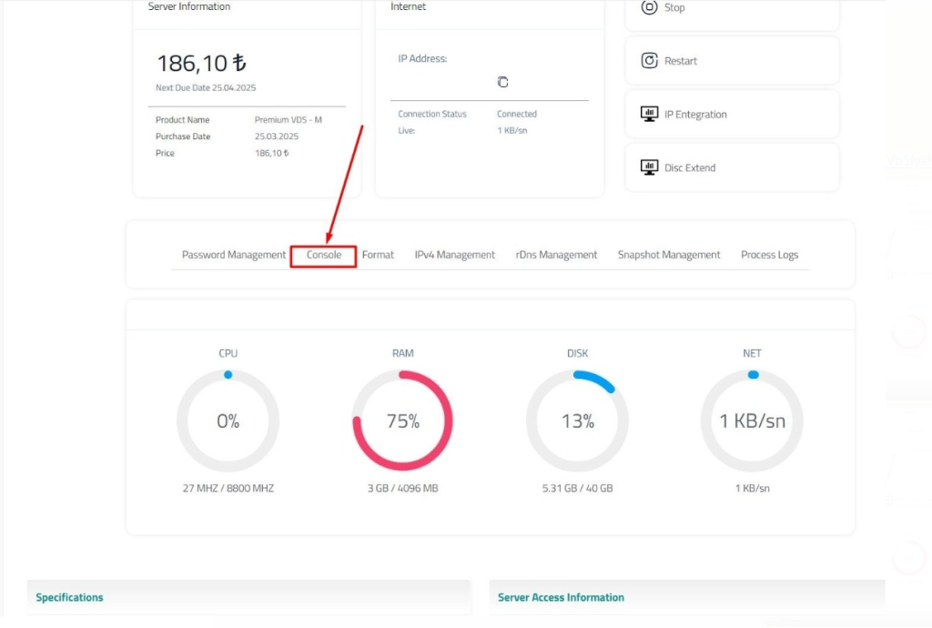 Merhabainternet Vnc Konsol Sistemi Yayında! Sunucu Yönetimi Artık Daha Kolay 7 wa1