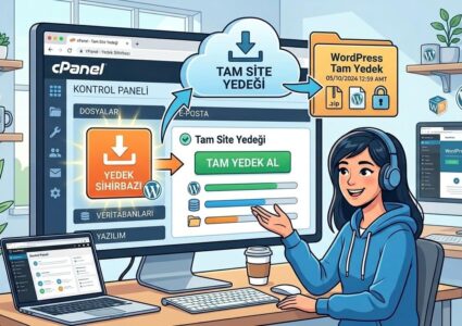 cpanel site yedegi alma