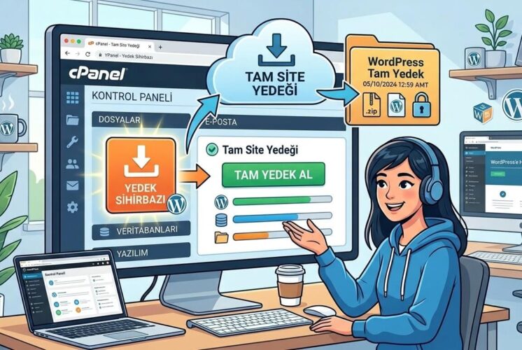 cPanel Yedek (Full Backup) Nasıl Alınır? Resimli Anlatım