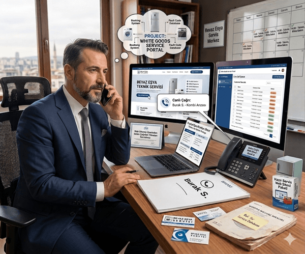 Beyaz eşya servisi hazır site ile yeni müşteriler kazanın — vitrin ve iletişim odaklı tasarım