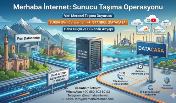 merhabainternet verimerkezi degisikligi