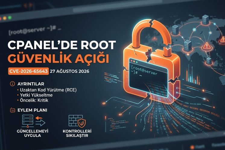 cPanel’de Root Güvenlik Açığı: CVE-2026-65643 (27 Ağustos 2026)