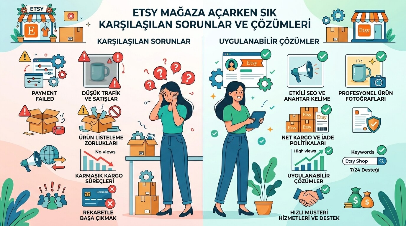etsy mağaza açarken sık yapılan hatalar