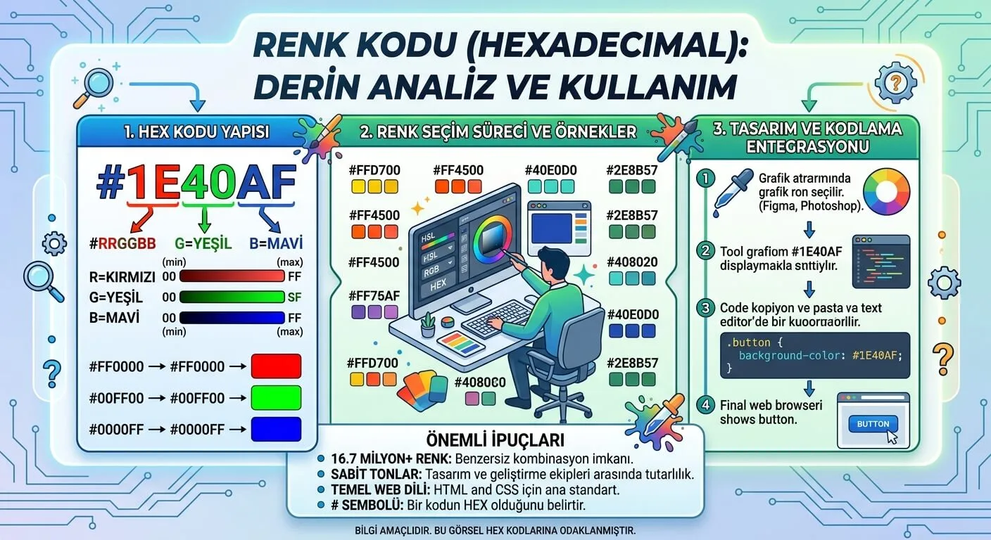 hex kodu renk kodları