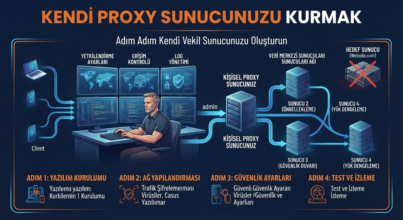 kendi proxy sunucunu kurma