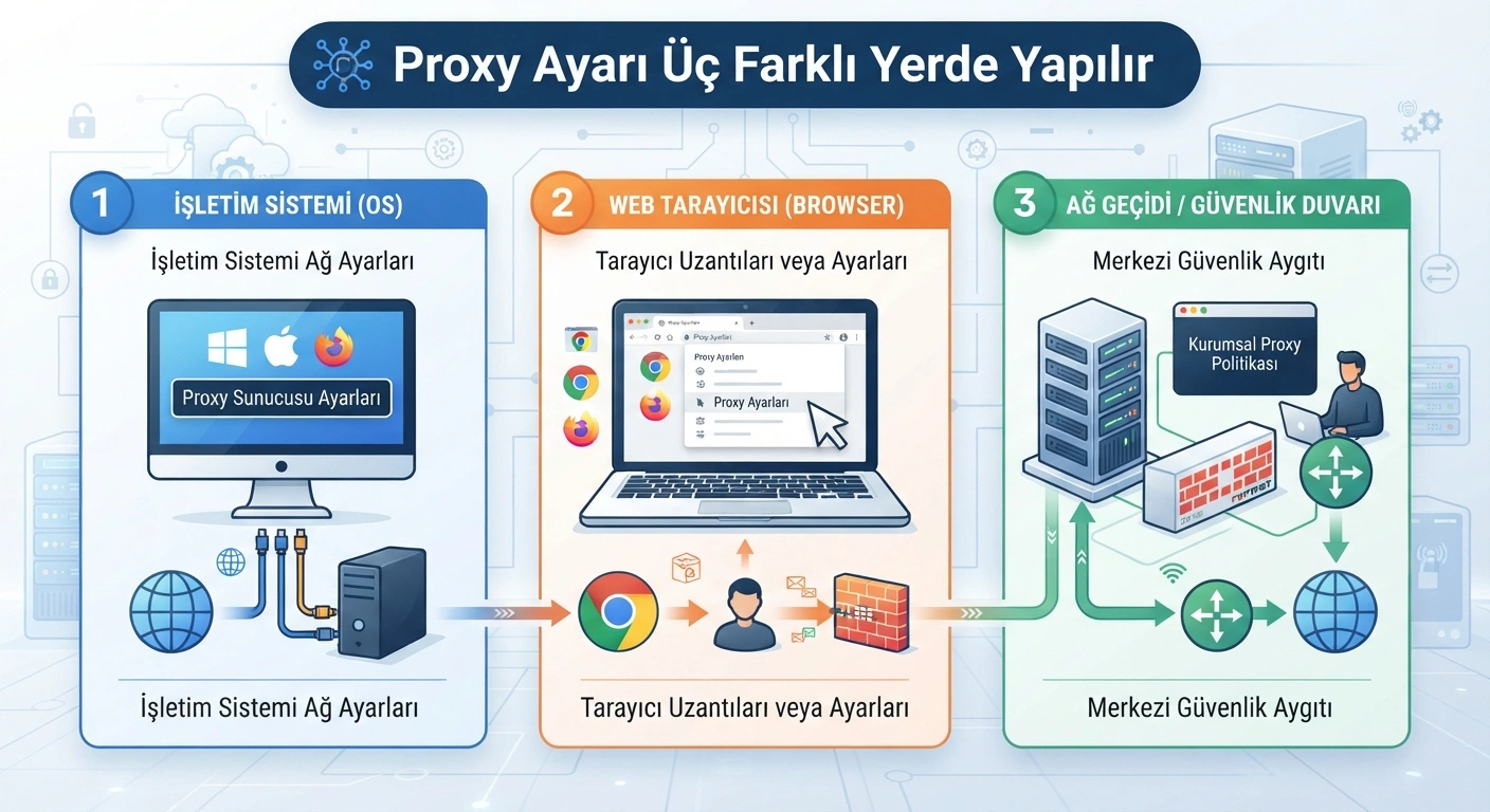 proxy ayarı nasıl yapılır