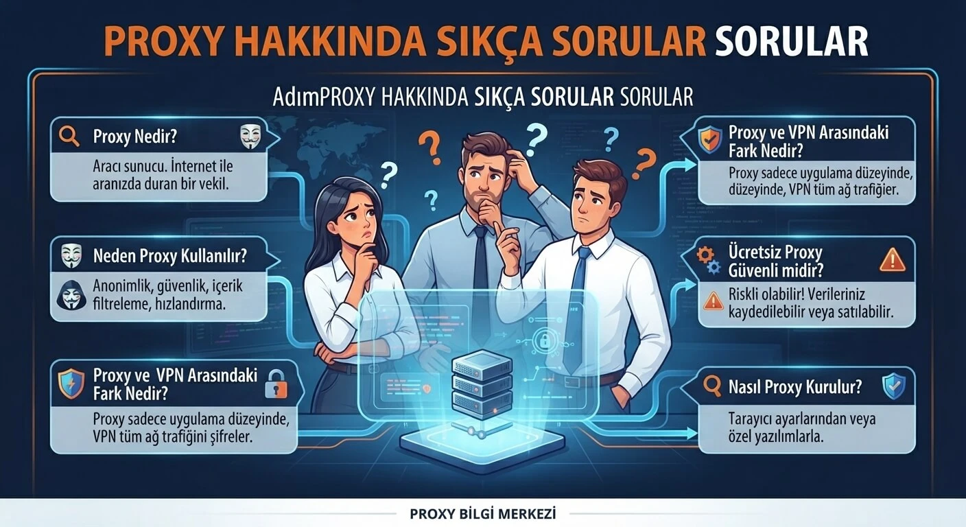 proxy hakkında merak edilenler