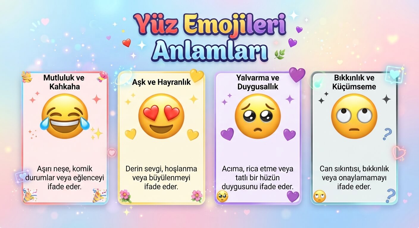 yüz emoji anlamları